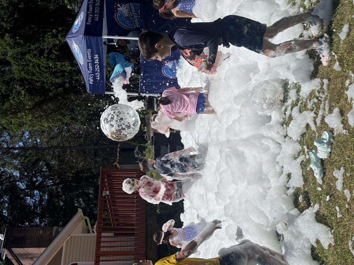 Fancy Foam Events professional foam party setup Maryland