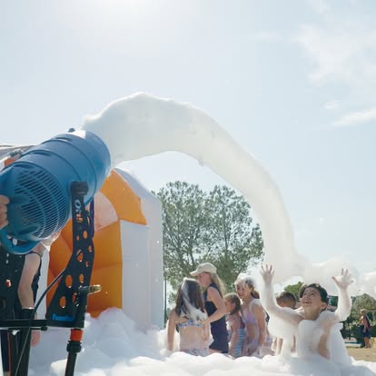 Birthday foam party Maryland kids